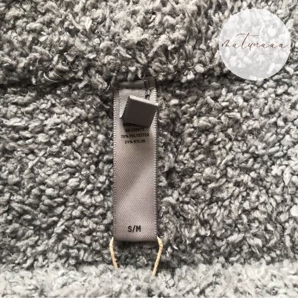 Skims Cozy Knit Short in Smoke S/M - Picture 2 of 3